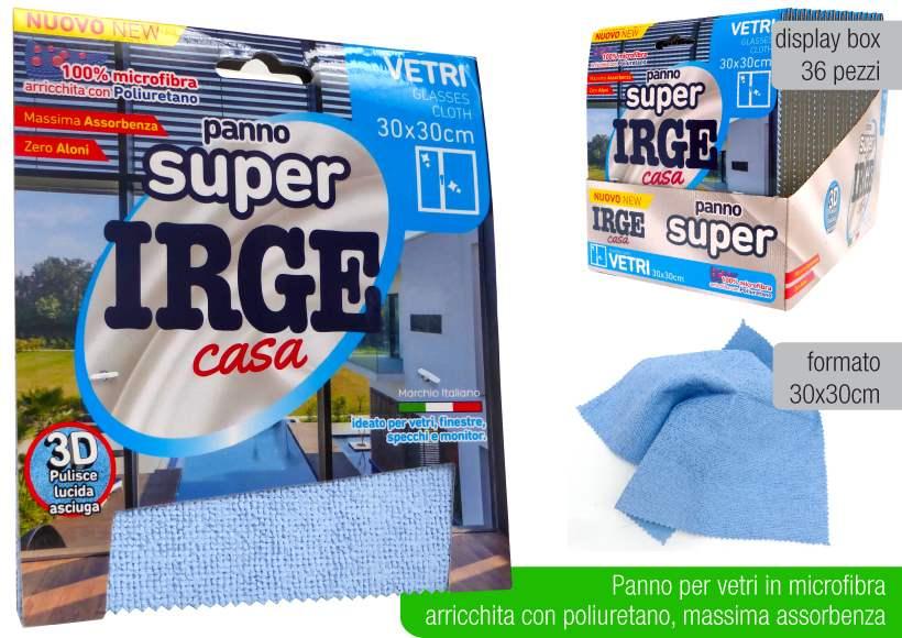 Panno Super Irge 30*30 cm vetri