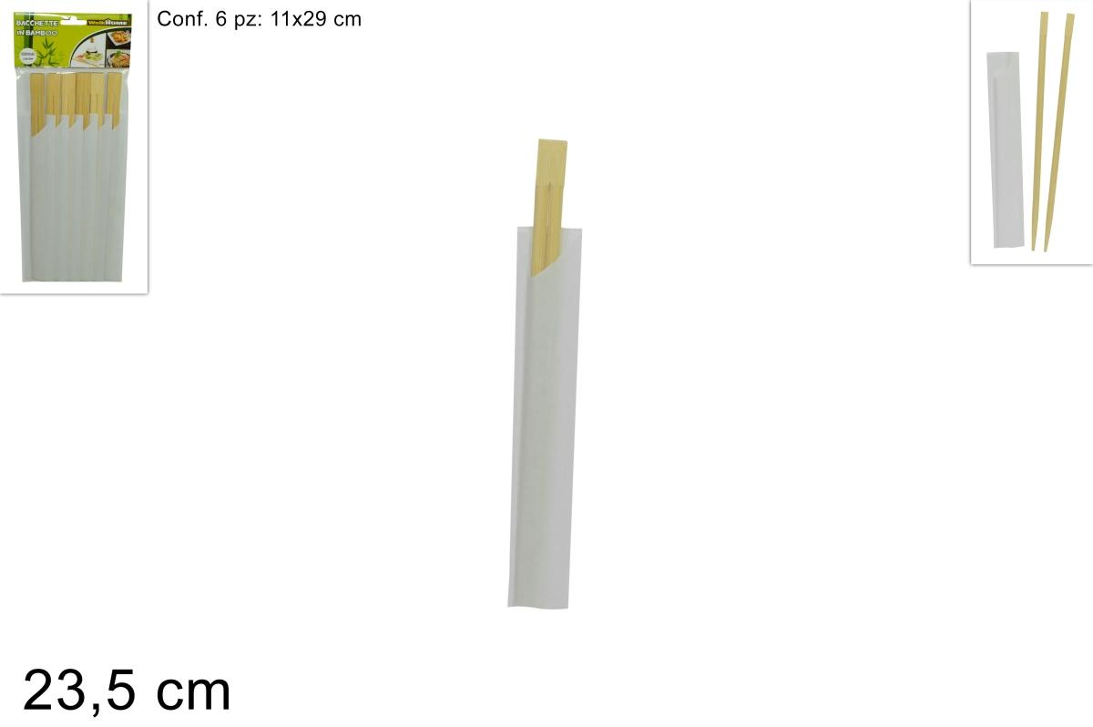 Bacchette Cinesi Bamboo set 6pz 23.5cm