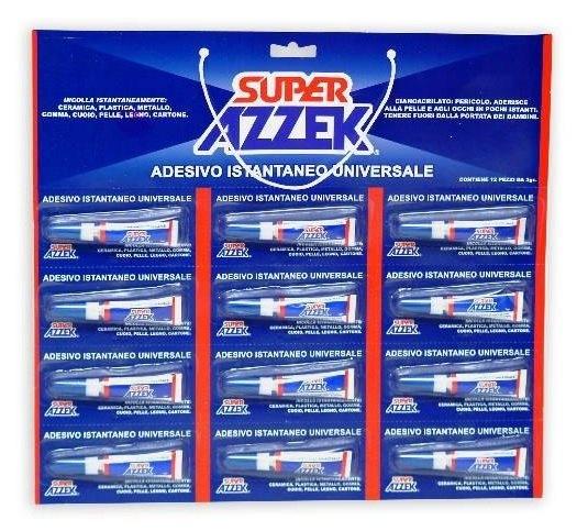 Colla istantanea 3gr cartella 12 pcs 8023650043021