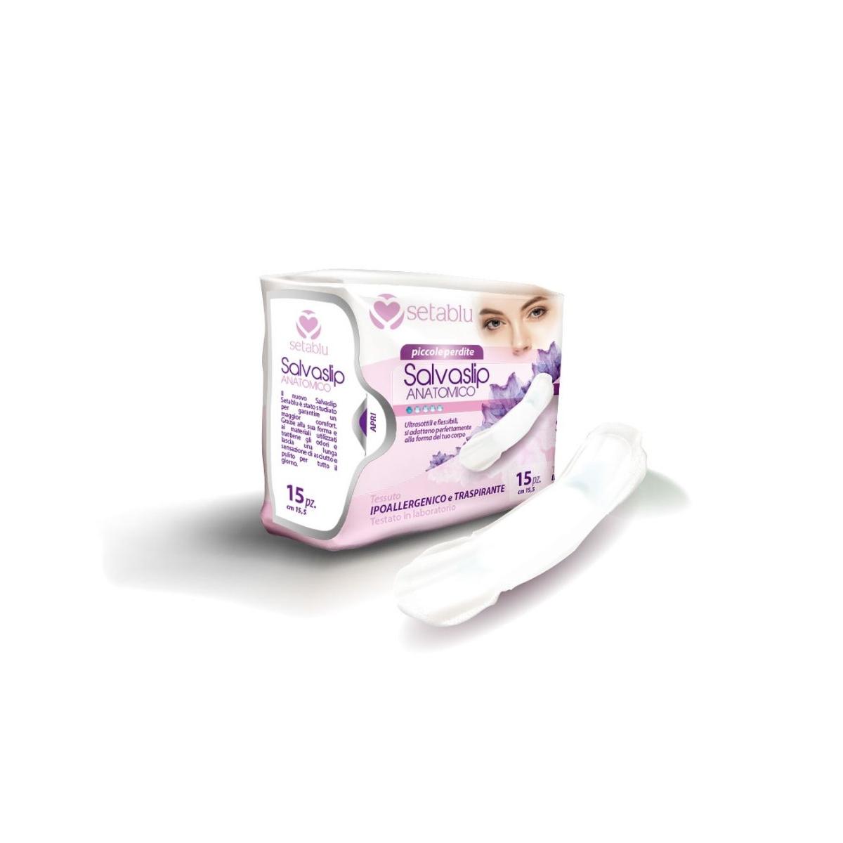 Salvaslip anatomico 15 pz 15,5 cm