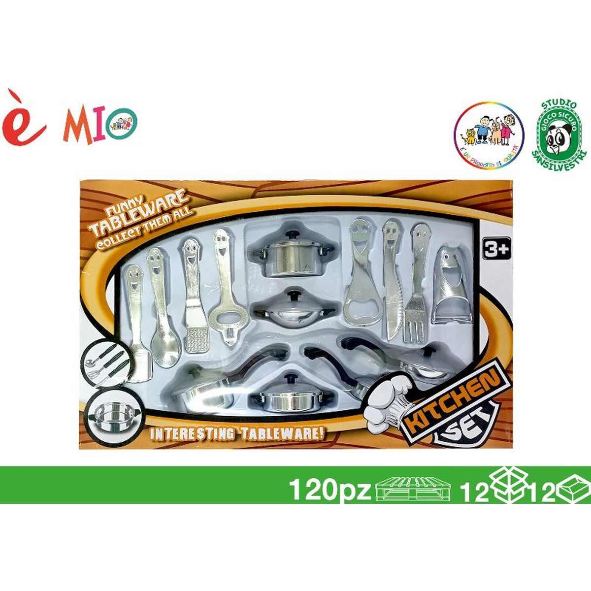 Cucina Servizio Cuoco 14 pz 45x28x8