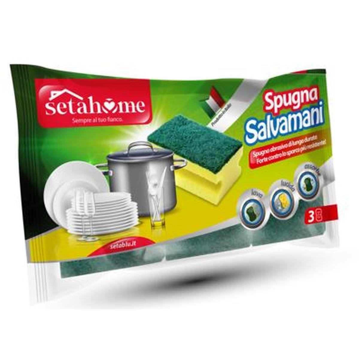 Spugna Abrasiva Salvamani 3pz