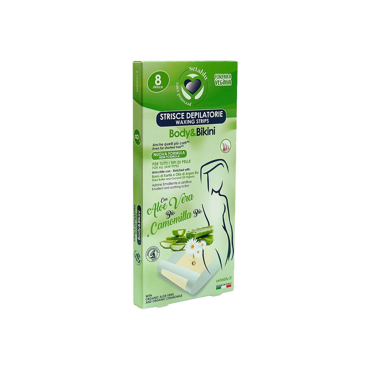Strisce Body Bikini 8pz Aloe Vera