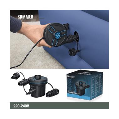 Pompa di gonfiaggio elettrica powertouch 2