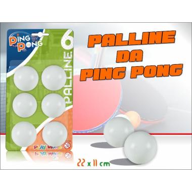 Palline da Ping Pong 6pz