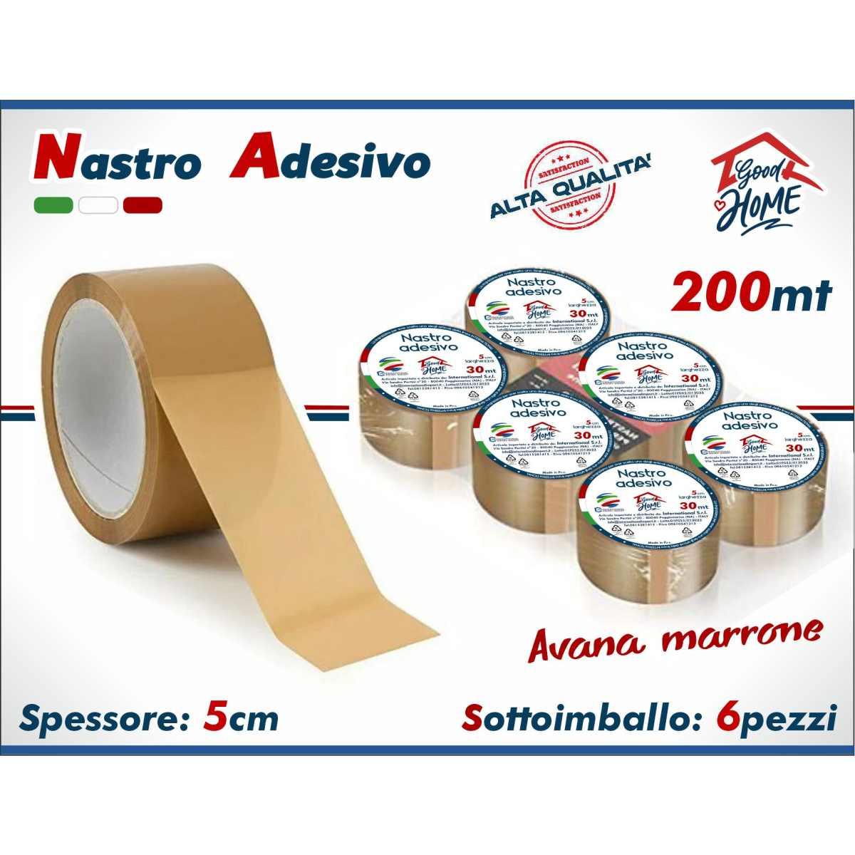 Nastro Adesivo Avana 200mt
