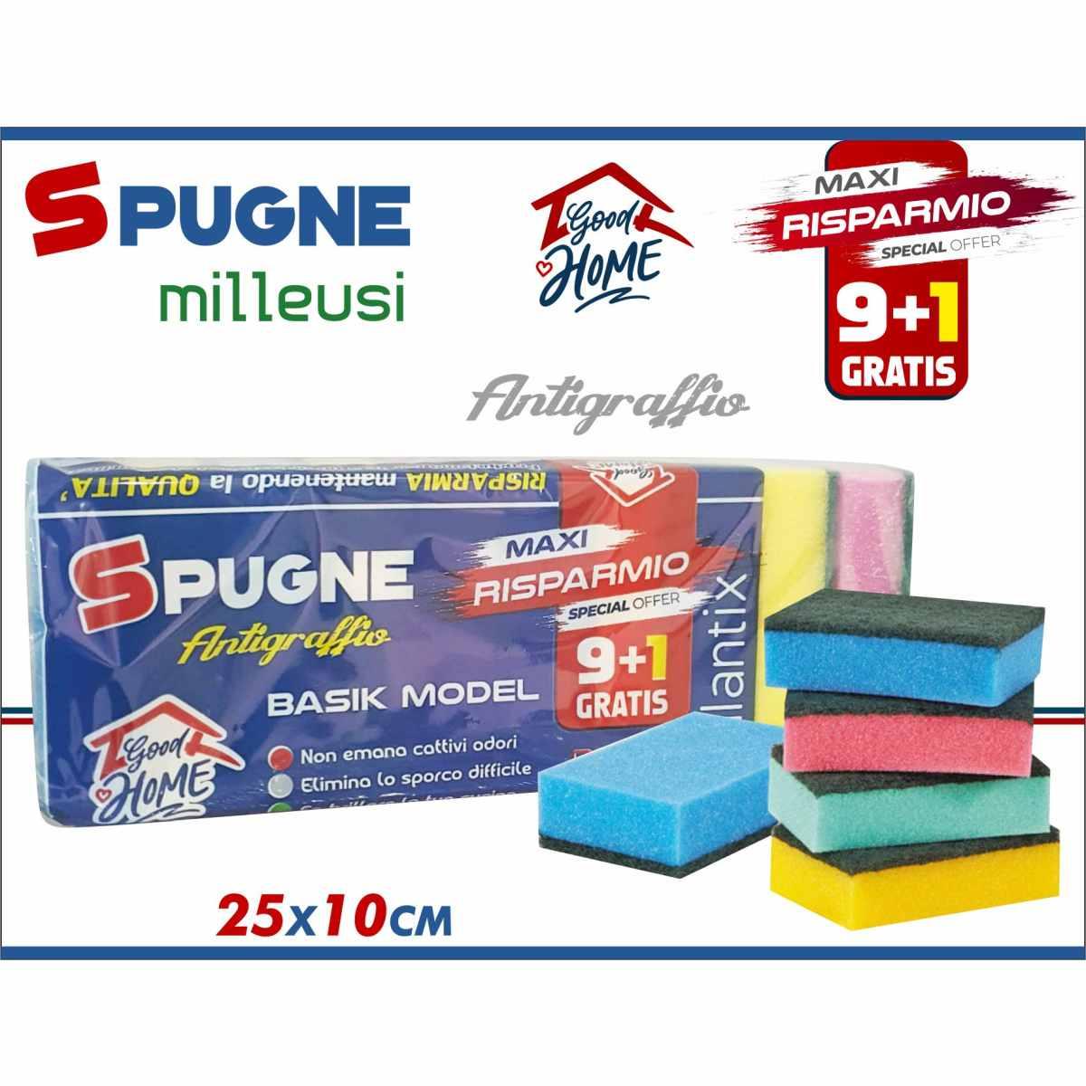 10 Spugne Multiuso