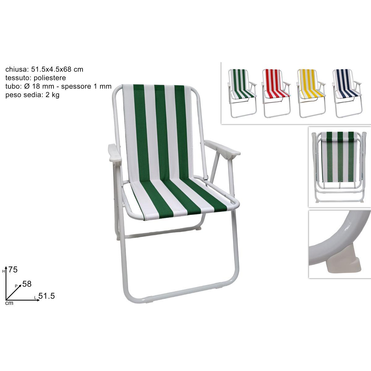 Sedia Relax Fasce 4 Col