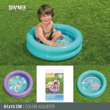 Piscina Baby 2 Anelli, Fondo Disegnato 61*15