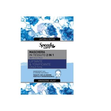 Maschera speedy in tessuto 2 in 1