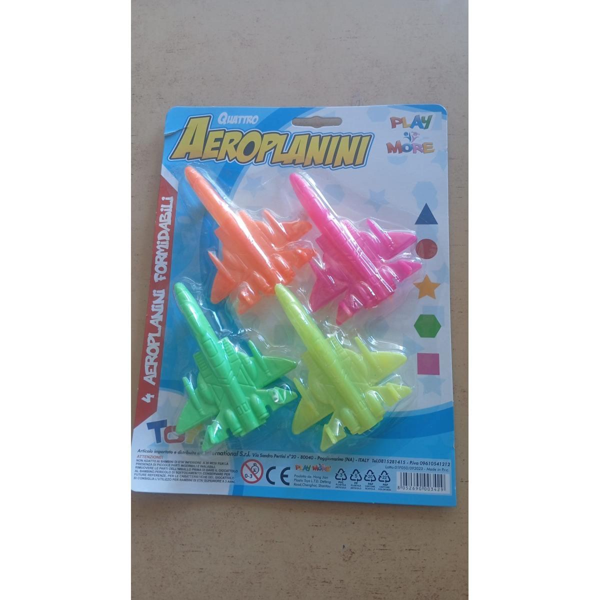Mini Aerei in Blister 4 pcs