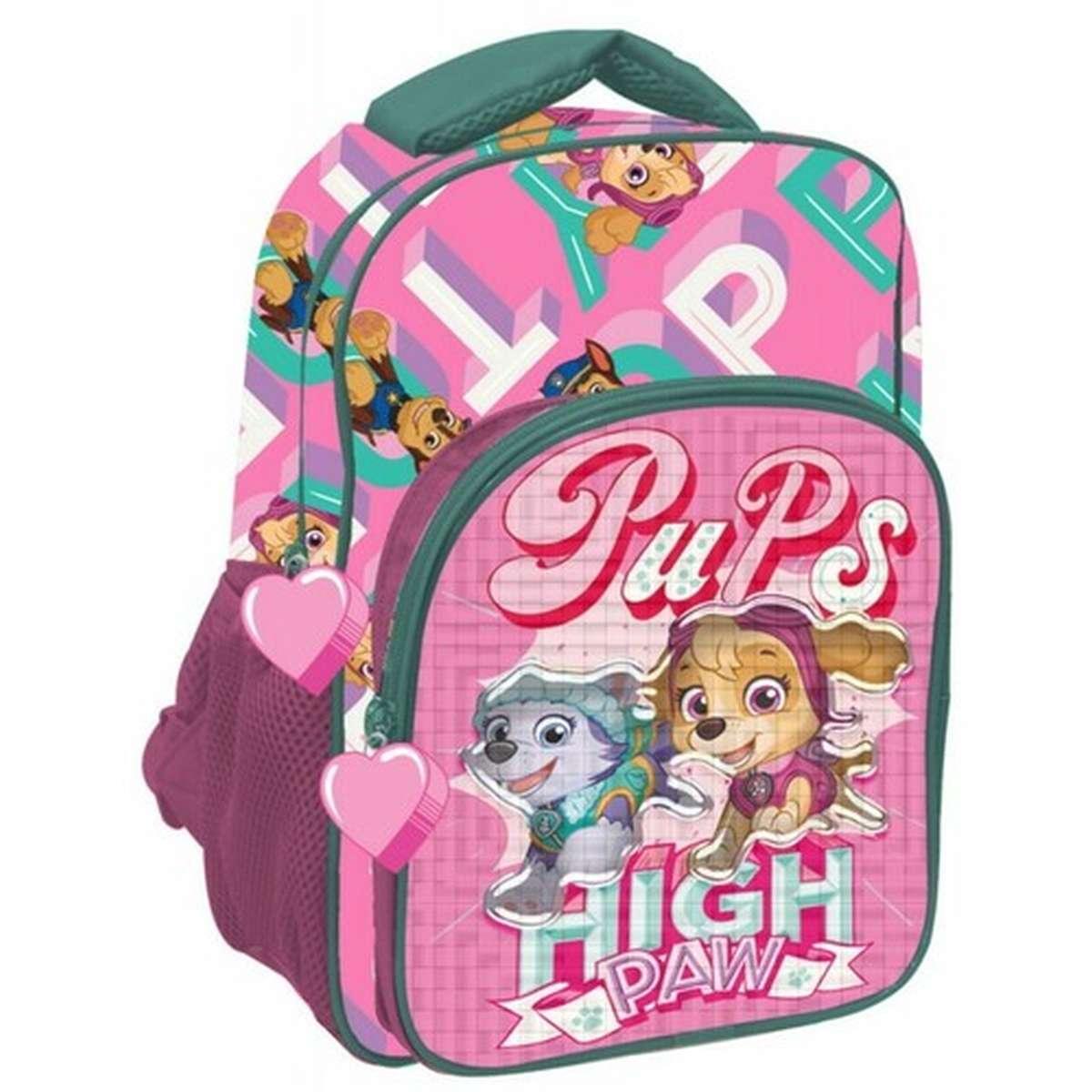Zaino 30 cm con Tasca Deluxe Paw Patrol rosa
