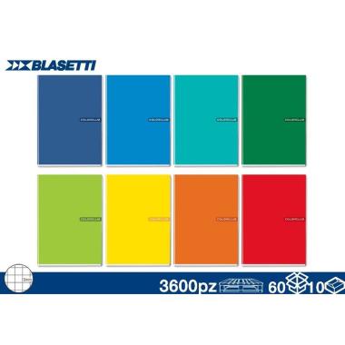 Quaderno 80 gr. Rig10M Colorclub