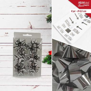 Coccarde 6,5 6pz Silver