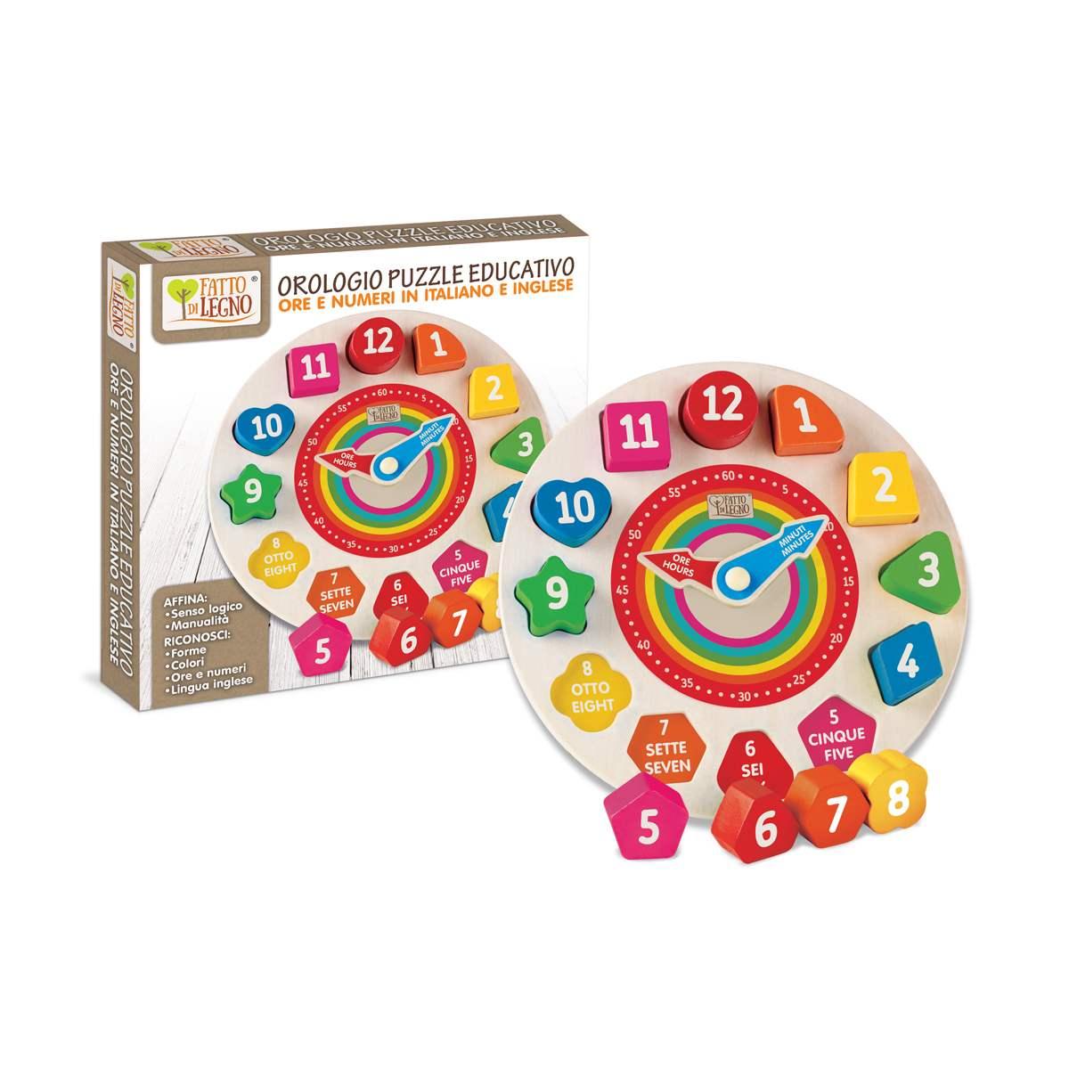 Puzzle Orologio Educativo