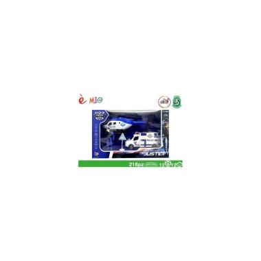 Mezzo Polizia elicott.+Ambulanza