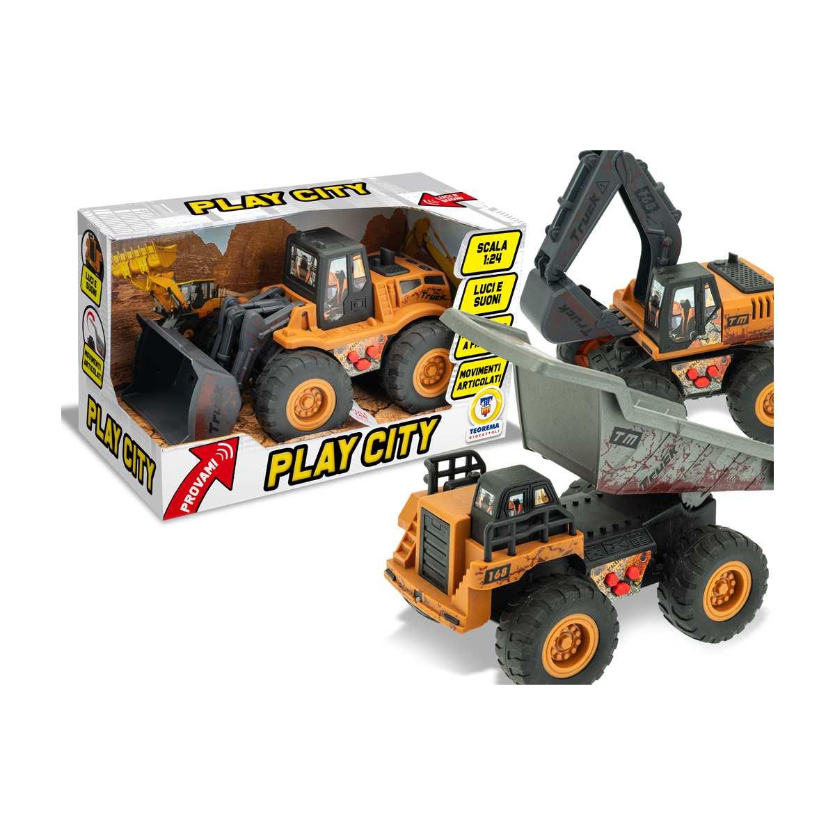 Mezzi da Cantiere Luci e Suoni 3 Mdl