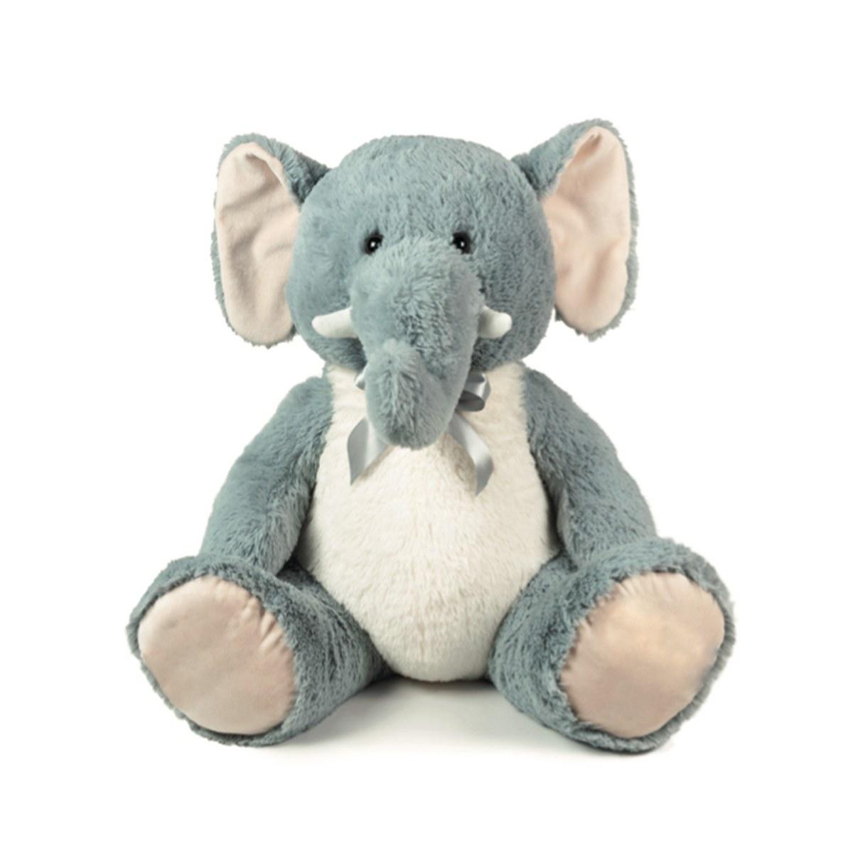Peluche Elefante Seduto h55 cm Bicolore