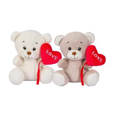 Peluche Orsetto H23 m 2  col.C/Cuore Love