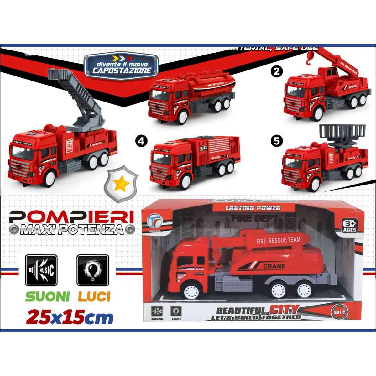 Camion Pompieri Luci e Suoni