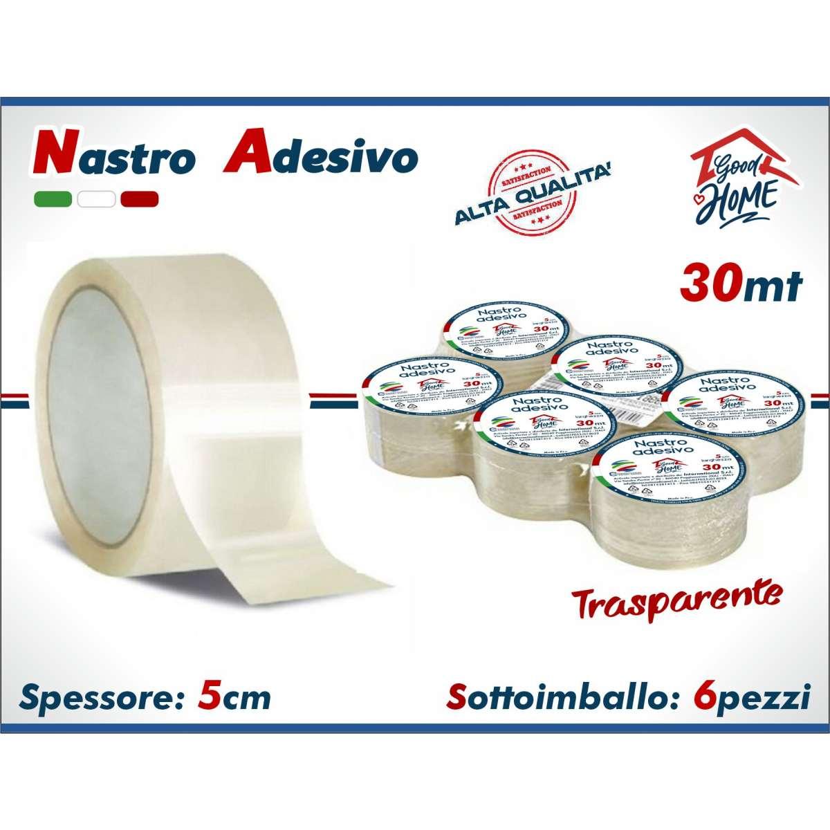 Nastro Adesivo Trasparente 30 Mt
