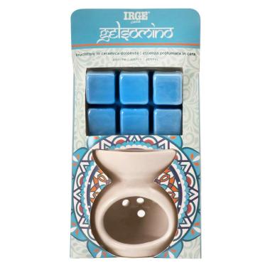 Bruciatore + Tav. Cera 6pz Gelsomino