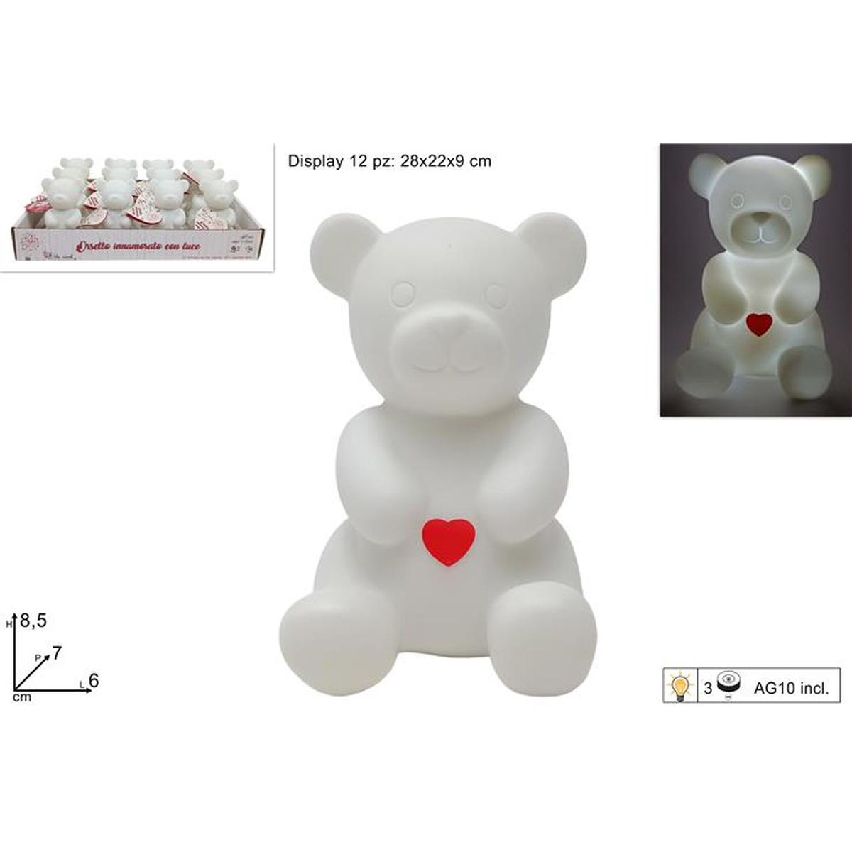 Orso Bianco C/Luce in Display