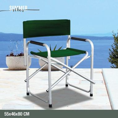 Sedia Regista Steel 600 D Dark Green 55*46*80
