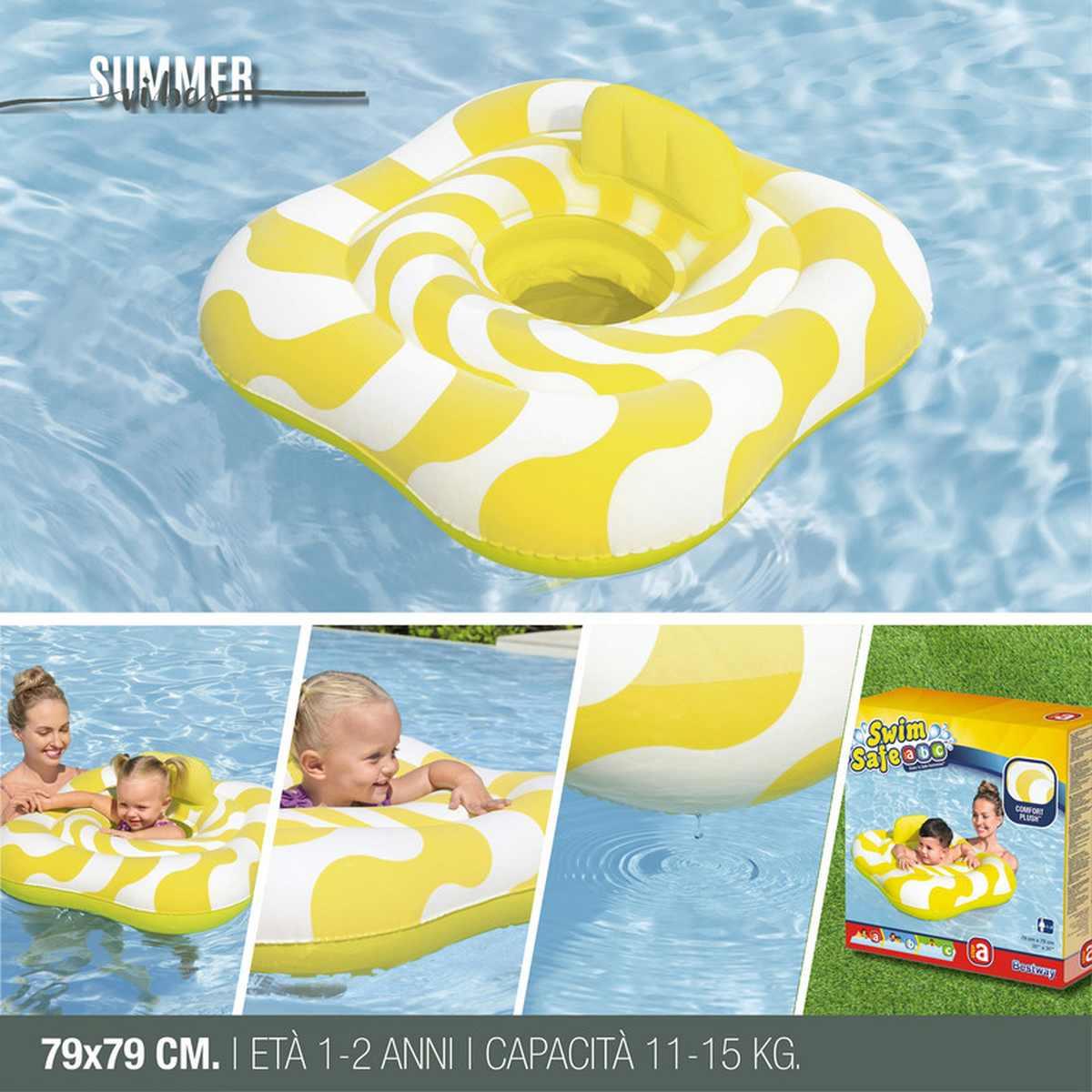 Salvagente Mutandina Quadrato Comfort Plush 79*79
