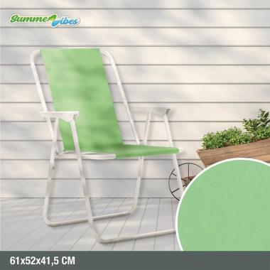 Sedia Relax Alta Textilene 61*41,5*90 Steel Light Green