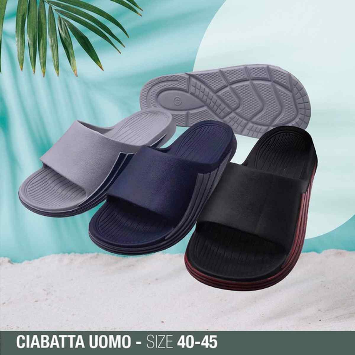 Ciabatte da Uomo 3 Colori 40/45