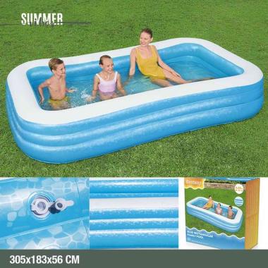 Piscina Family cm 305*183*56 3 anelli