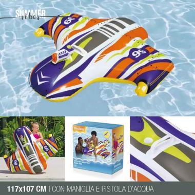 Cavalcabile Splash C/Maniglie e Pistola Funzionante 117*107