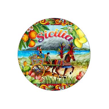 Magnete Sicilia Tondo PL226