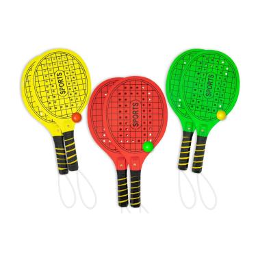 Racchettoni Legno 7mm Fluo