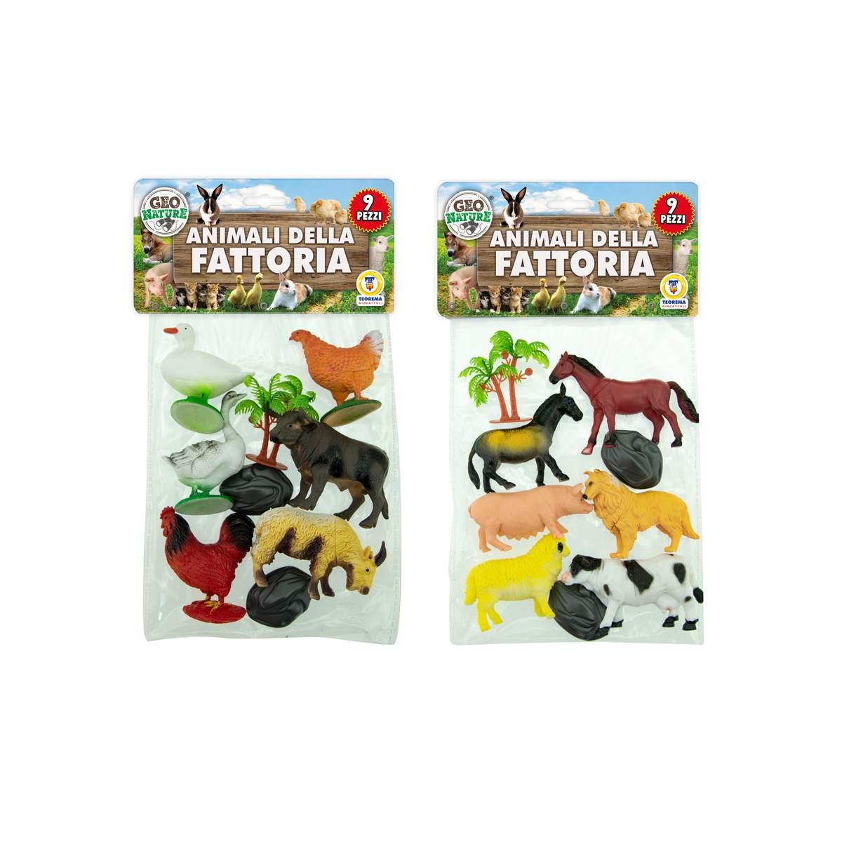 Busta Animali Fattoria 9pz 2Ass