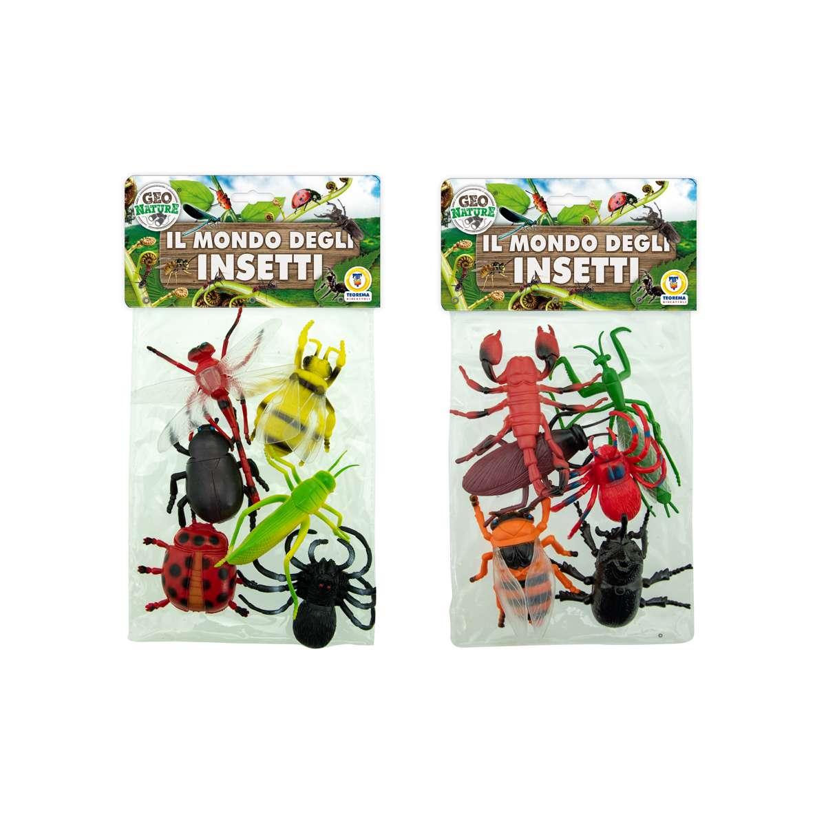 Busta Animali Insetti 6pz 2Ass