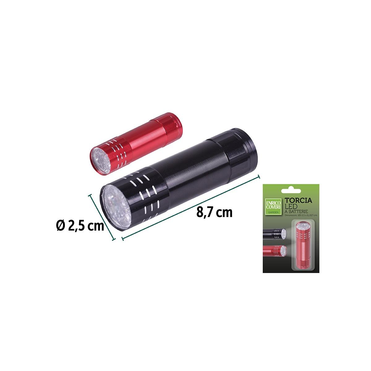 Torcia in Metallo 8,7 cm