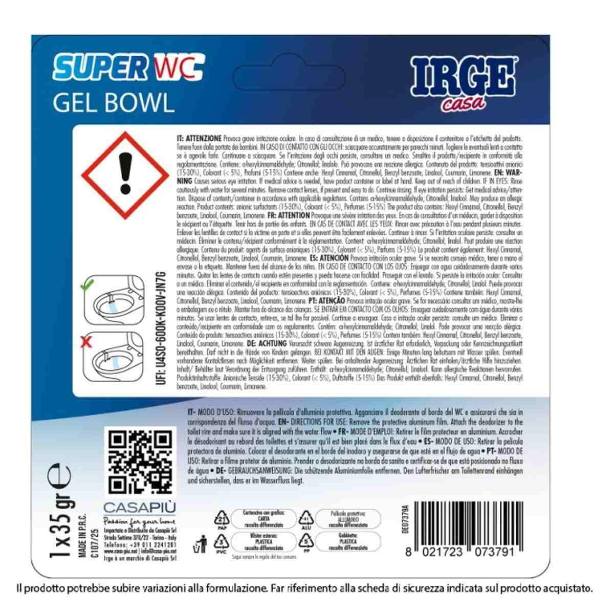 Deo WC 5 Bowl Sfumate Ocean