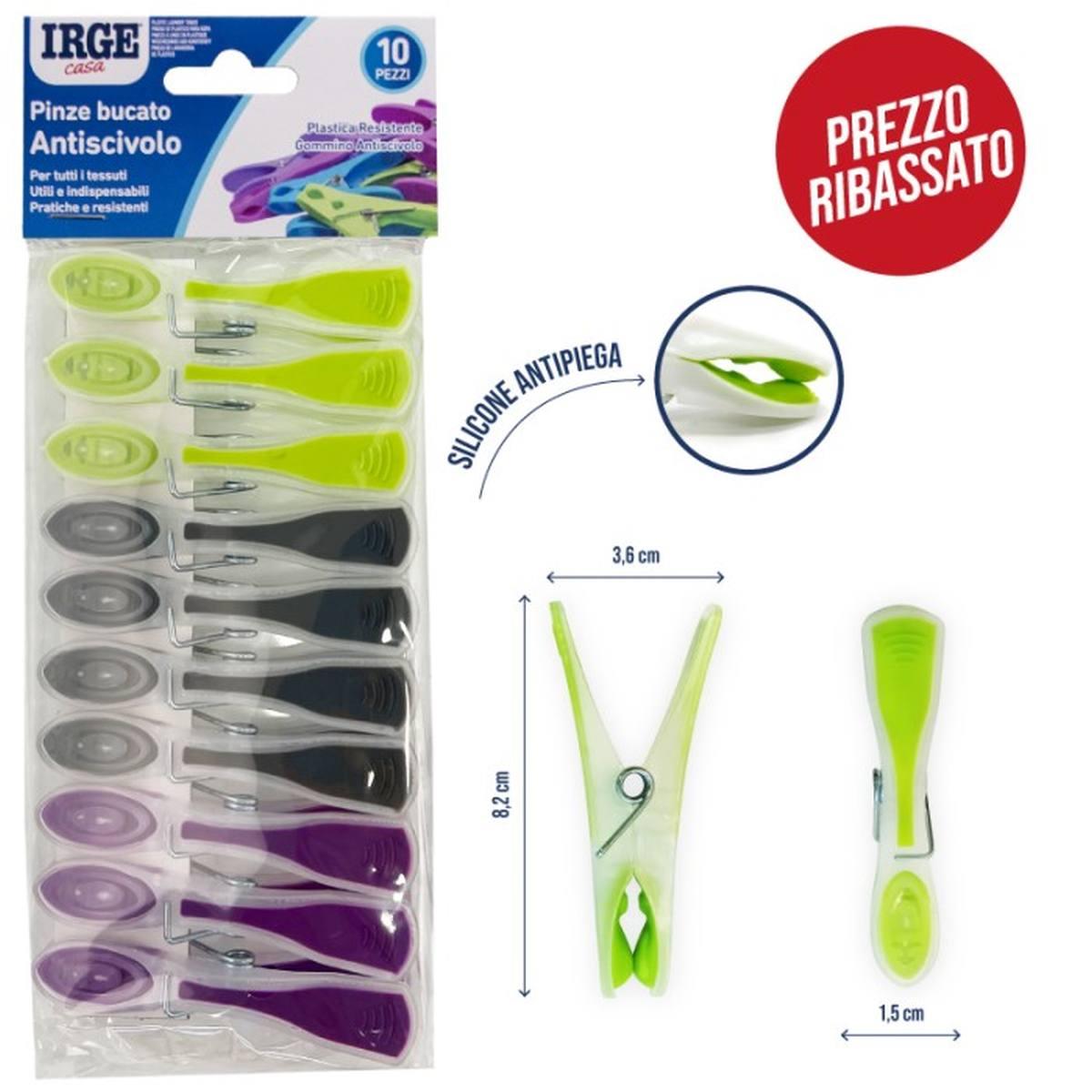 Mollette Bucato Antiscivolo 10pz