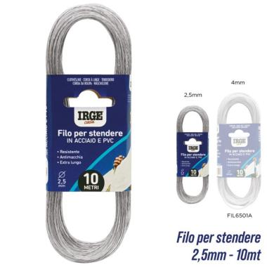 Stendibiancheria Acciaio 10Mt