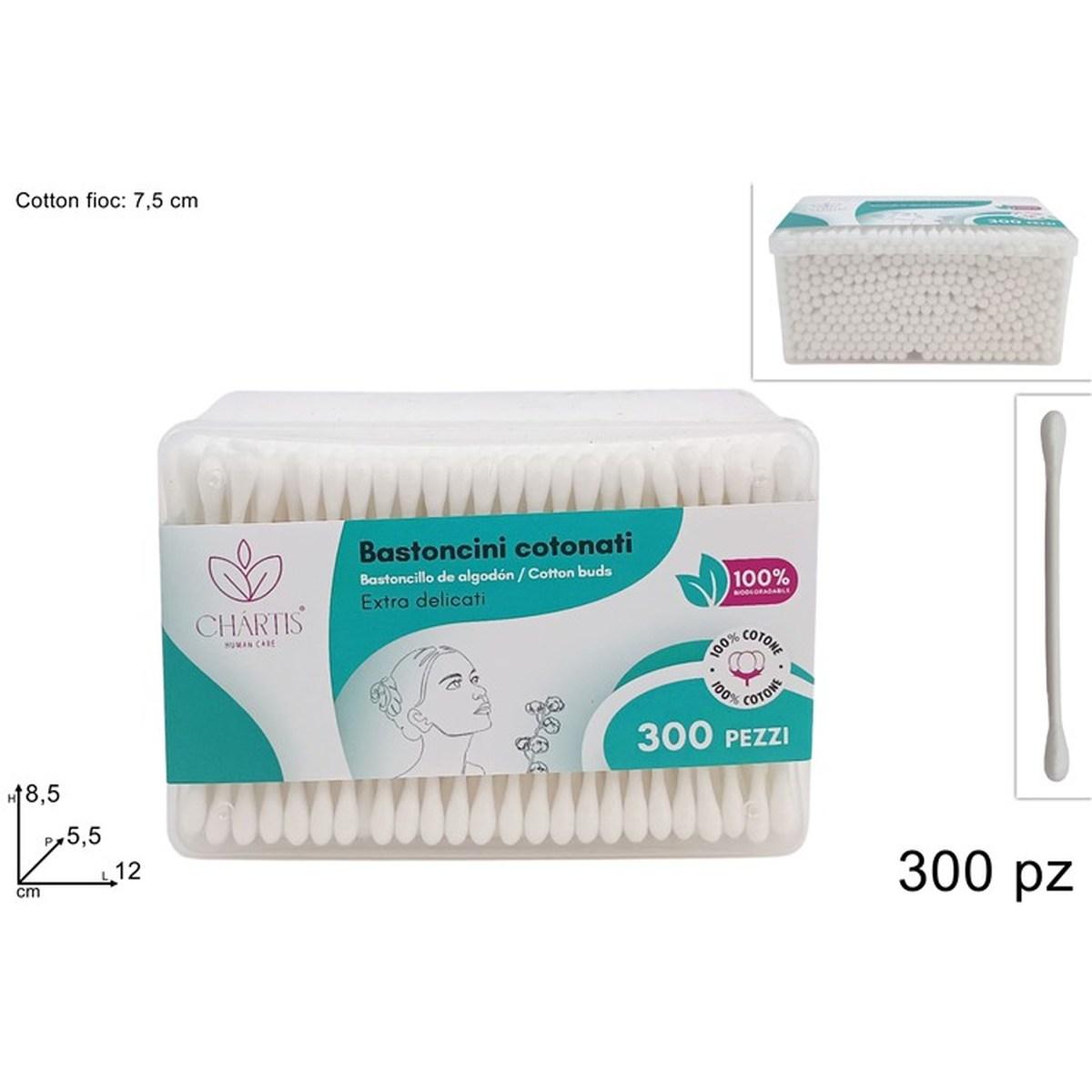 Cotton Fioc 300pz Box Rettangolare