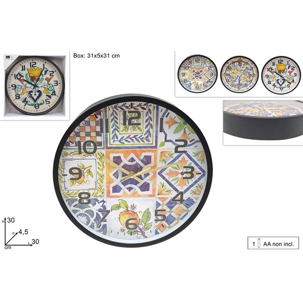 Orologio da Parete Tondo Limoni 3 Ass