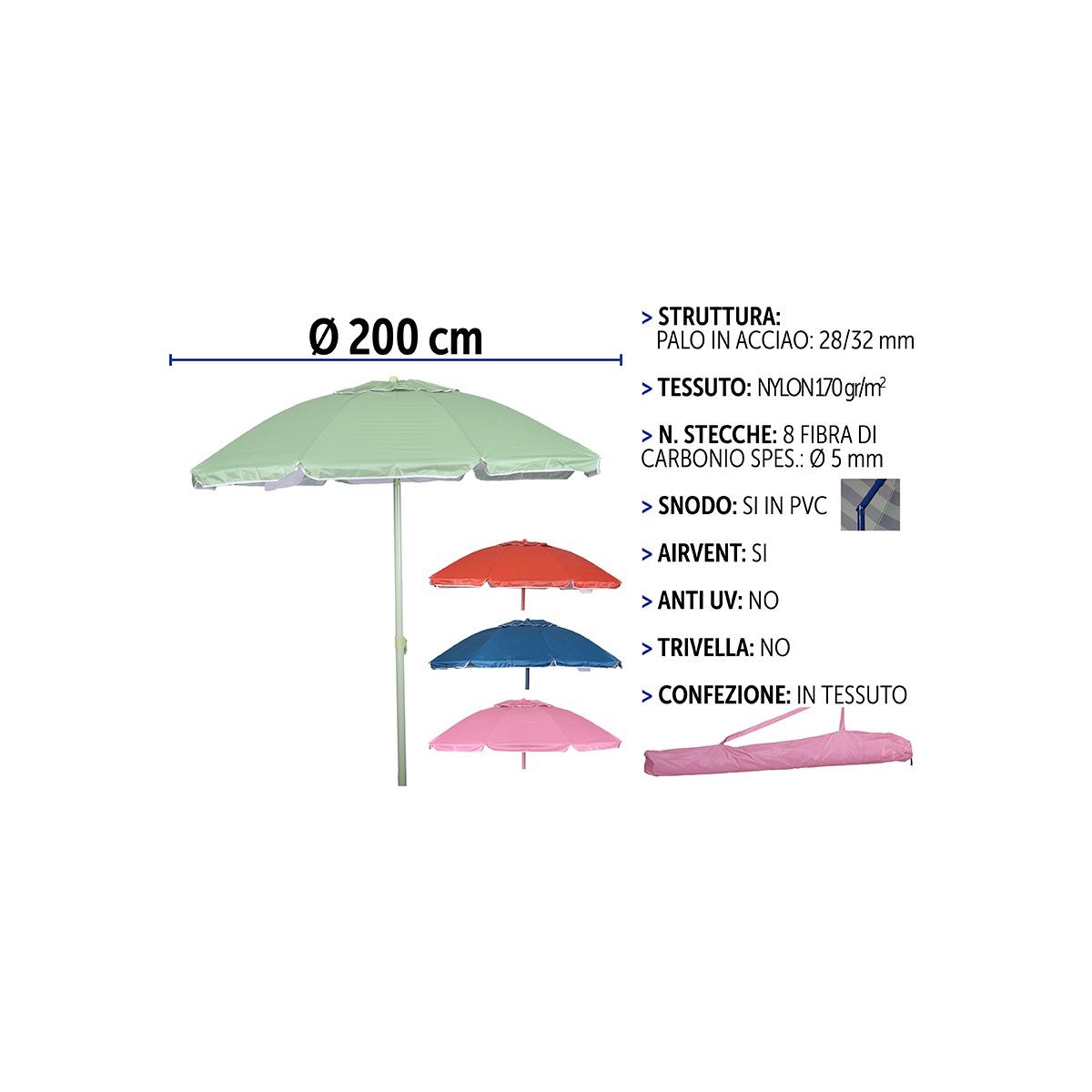 Ombrellone 200 28/32 Nylon