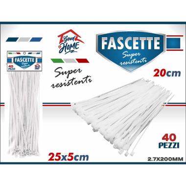Fascette Bianche 20pz 30cm