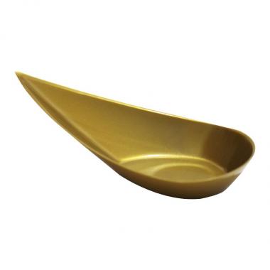 Finger Food Piattino goccia 8,5*7 cm oro 6 pz